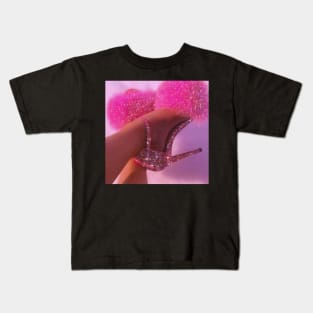 Sparkly pink high heel Kids T-Shirt